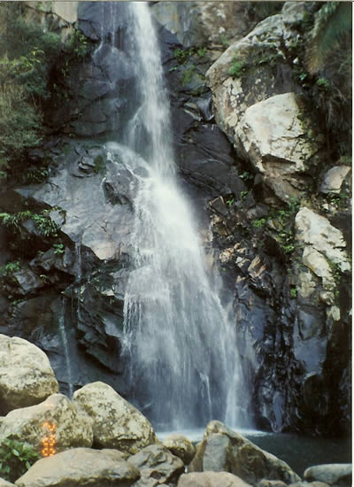 Waterfall Just Above  Yelapa Village